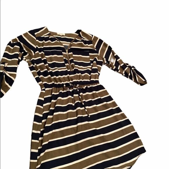 Stella Tweed Stripe Dress Sz Medium - Picture 8 of 16